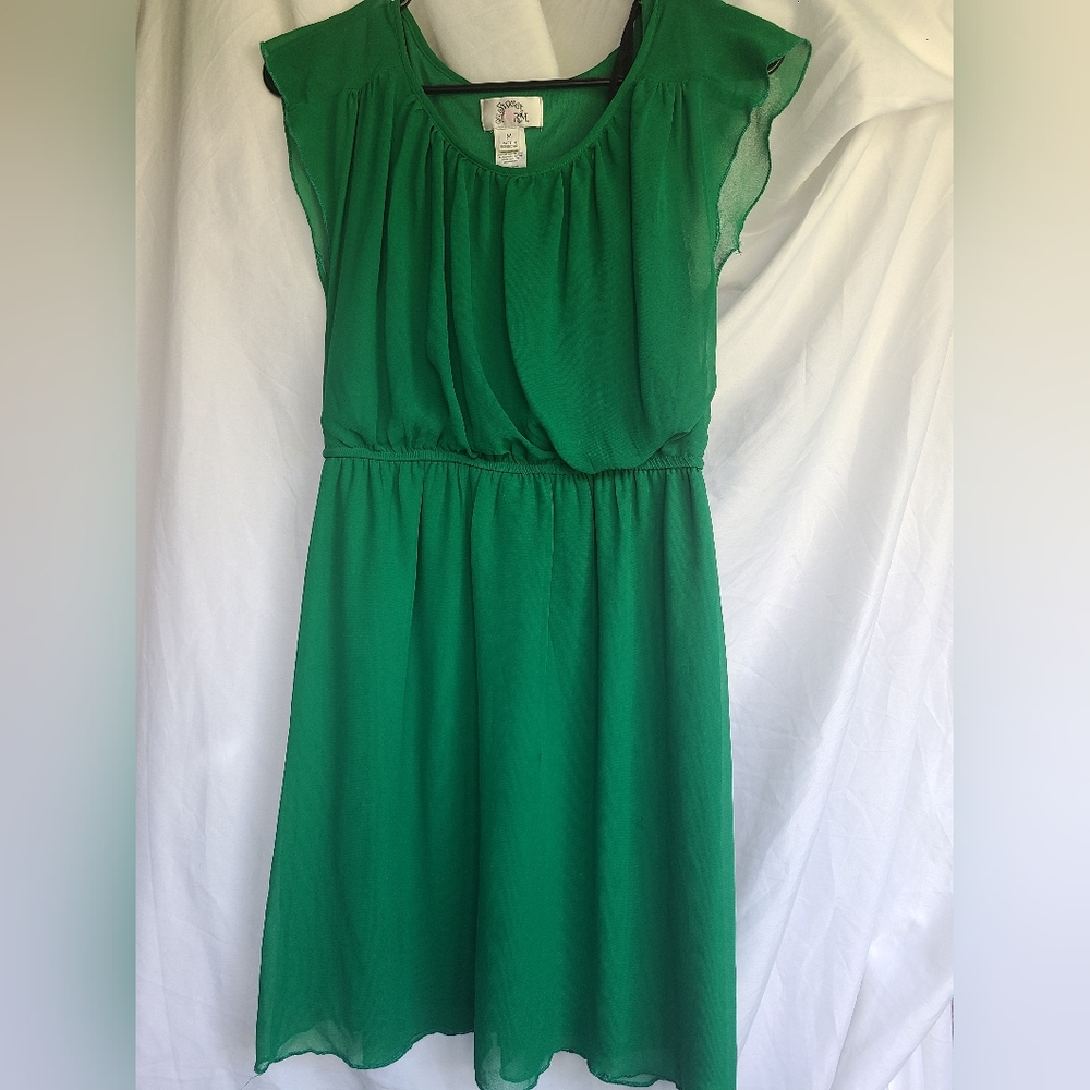 Sweet Storm Short Green Dress